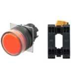 Pushbutton A22NN Ã˜22, bezel plastic, FULL GUARD, MOMENTARY, CAP COLOR A2215219G