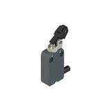 Modular prewired switch with offset roller lever