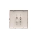 Electronic roller blind switch/push button, 6A, white matt