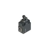 Position switch with one-way roller, external gasket