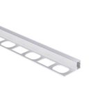Aluminum profile for tiles and paving DC, 28x11mm, without diffuser, 2m