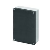 Aluminium push-button enclosure M10 140x200x85, undrilled, without cable entry