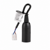 Screw Lamp Holder E14 Black (3-Pack Blister)