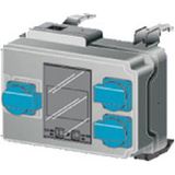MR tap-off box 16A 4mod. 3x16A socket