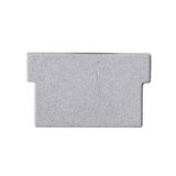 End cap without hole for BA, DA silver color, 1pc
