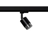 TRACK LAMP 3 PHASE MOVABLE NERO BLACK/CHROME GU10 4000K 7W 530LM