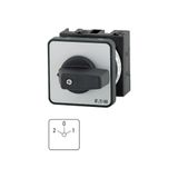 T3-2-37/E Multi-speed switches, T3, 32 A, flush mounting, 2 contact unit(s), Contacts: 4, 60 °, maintained, With 0 (Off) position, 2-0-1, SOND 29, Design number