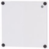 D125-CI44-RAL7035 Covers, RAL7035, HxWxD=375x375x25mm