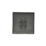 Electronic roller blind switch/push button, 6A, light gray matt