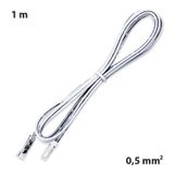 Connection connector LED strip width 8mm, 1m, white, 12-24V max.3A ML-112.614.88.0