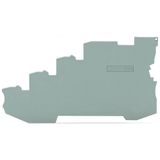 End and intermediate plate