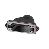 HDC enclosures, Size: 8, Protection degree: IP68, IP69, in plugged condition, Cover, Clamping yoke connection