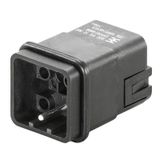 HDC insert, Male, 400 V, 10 A, Number of poles: 12, Crimp connection, Size: 1