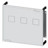 ALPHA 400/630 DIN circuit breaker kit 3x 3VA10-11/100 A/160 A 3+4-pole