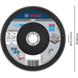 Flap disc X571, Best for Metal D= 180 mm; G= 40, angled