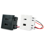 Shelly USB charger for Wall Display Stand White