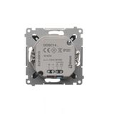 Single switch with a key - 2 positions "0-1", light gray matt, 5A