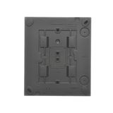 Single switch, (module), Simon 24, IP20/IP44, 10AX, white