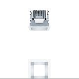 PANOS EVO Q100L 9W 830 SWI SM WH - LED ceiling-recessed luminaire