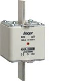 NH fuse NH3 gG 690V 400A with twin indicator and live gripping lug