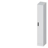ALPHA 1250, Floor-mounted cabinet, with open side wall, IP55, Protection class 1, H: 1950 mm,