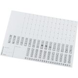 Imprintable sheet