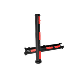 EVOCAB SPLIT N750 pipe OD 110mm, ID 99mm, 5.5mm wall thickness, 1m, black, with red clips