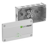 Junction box, Type of protection IP66, max. 2,5², Impact strength IK07, Protection class II, Ui 1000V AC, Ui 1000V DC, DLG, VDE, Halogen free Abox 025/2-L EasyPrint