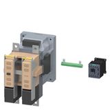 Contactor, Size 8, 2-pole, DC-3 and 5, 170 A at 750 V Auxiliary contacts 21
