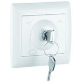 KEY LOCK PUSH-BUTTON WHITE