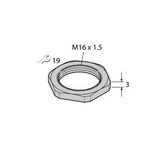 Coupling Nut for Flanges   SECHSKANTMUTTER M16X1.5. SW19