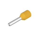 Wire-end ferrule, Standard, 10 mm, 8 mm, yellow