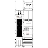 WF29KK41T 9RE 2FB Complete panel according to FNN In 200A with three-point fastening