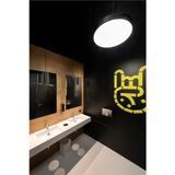 MEDO® PRO 60, wall- and ceiling-mounted light, round, 3000/4000K, 39W, DALI, Touch, 80°, UGR