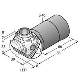 Capacitive Sensor For the Food Industry   BC20-K40WDTC-VP4X2/S930