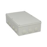 Hermetic box with glands