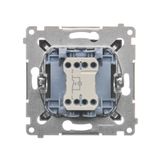 Single button for switches and push buttons, red
