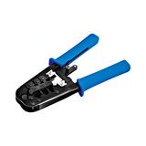 Crimping tool universal for RJ45/12/11 jacks