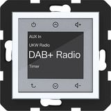 Radio touch DAB+, A.x/C.x, light white glossy