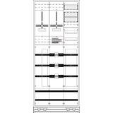 WX32KK11L 12RE 3FB Complete cabinet according to FNN In 420A with three-point fastening