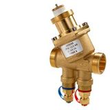 VPP46.20F1.8Q - Combi valves, externally threaded, PN25, DN20, 300...1800 l/h, pressure test points