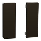 Push button, KNX, Merten System Design, 2gang, rockers, mocca metallic