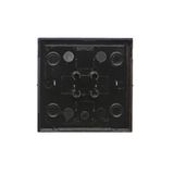 Two gang switch, (module), 16AX, Screw, anthracite, metalic