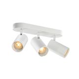 ASTO TUBE, ceiling-mounted light, cylindrical, GU10, 3x max. 10 W, white