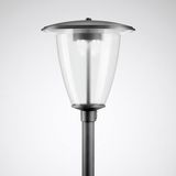 Post-top luminaires Lumantix Pilz (LTX P) CLO (normal) Lens Anthracite ET 32W 3800lm 70 asymmetric wide (AB2L) IP65 IK07 5 SDCM 7309040