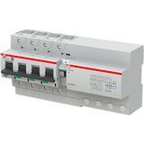 Residual current breaker RCBO DS800 range 50kA, 4P, curve K, 125A, 300