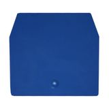 End section for terminal block CBD 50 mmý, blue