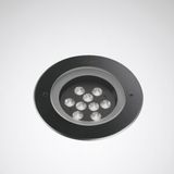 Ground-recessed luminaires Lutera 200 Lens Black around ET 16W 1500lm rotationally sym. narrow (RE) IP68 IK10 3 SDCM