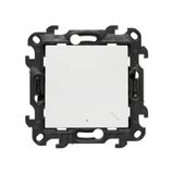 Two-way switch with LED illumination, (module), Simon 24, IP20/IP44, 10AX, white
