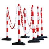 Chain post set Secur with cement base